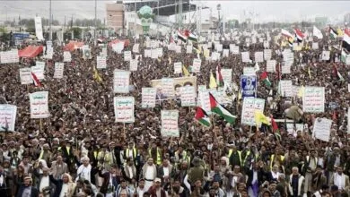 تظاهرات ضد صهیونیستی بزرگ مردم یمن در شهر «صنعاء»+فیلم