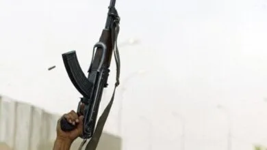 نمایی از محل تیراندازی به گشت انتظامی در ایرانشهر