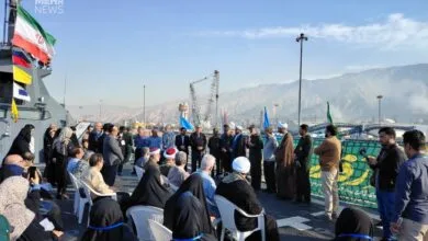 گزارش اختصاصی از بازدید میهمانان کنگره قدس از ناو شهید سلیمانی+ فیلم