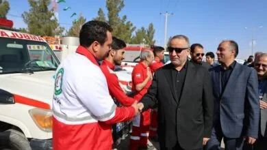 مشارکت استاندار خراسان جنوبی در طرح هلال رحمت هلال احمر خراسان جنوبی