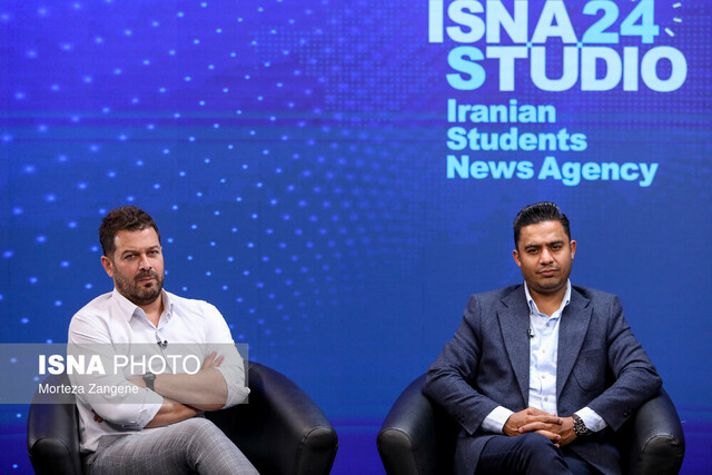 منوچهر هادی و پژمان بازغی در ایسنا/تلویزیون را متعلق به خودمان می‌دانیم