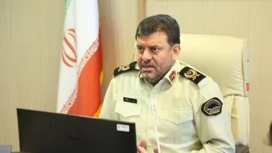 رئیس پلیس مبارزه با مواد مخدر فراجا از پایانه مرزی مهران بازدید کرد