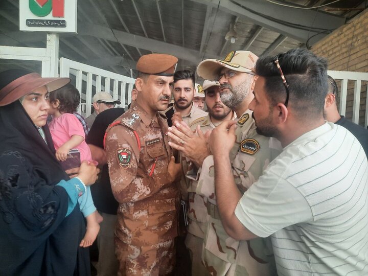 بازگشایی درب دوم مسافری عراق با رایزنی مرزبانان مهران