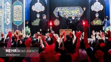 اجتماع لبیک یا حسین(ع) در حرم حضرت معصومه (س)