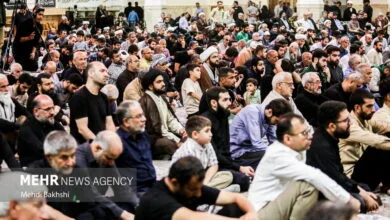 مراسم ارتحال امام در گرگان برگزار شد