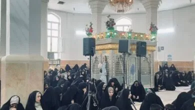 برگزاری مراسم قرائت دعای عرفه در بقعه سید حسین رضوی خیرآباد
