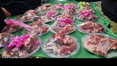 توزیع گوشت ۶۰ راس دام قربانی عید قربان در استان مرکزی