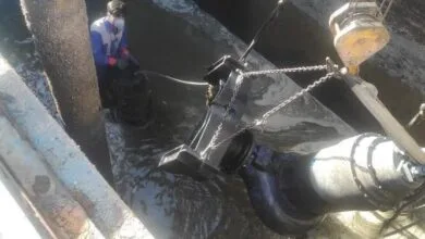 ایستگاه پمپاژ اصلی فاضلاب بوشهر تعمیر شد